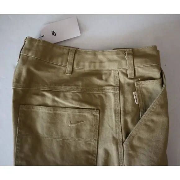 Nike HJ8478-297 Men's Sz 32 Taupe Standard Fit Sashiko Carpenter Pants